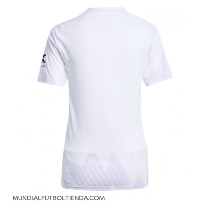 Camiseta Manchester United Segunda Equipación Replica 2025-26 para mujer mangas cortas Camiseta Manchester United Segunda Equipación Replica 2025-26 para mujer mangas cortas